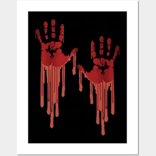 Bloody Hands Horror Posters and Art